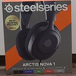 SteelSeries Arctis Nova 1 Black Wired Gaming Headset In Sealed Box